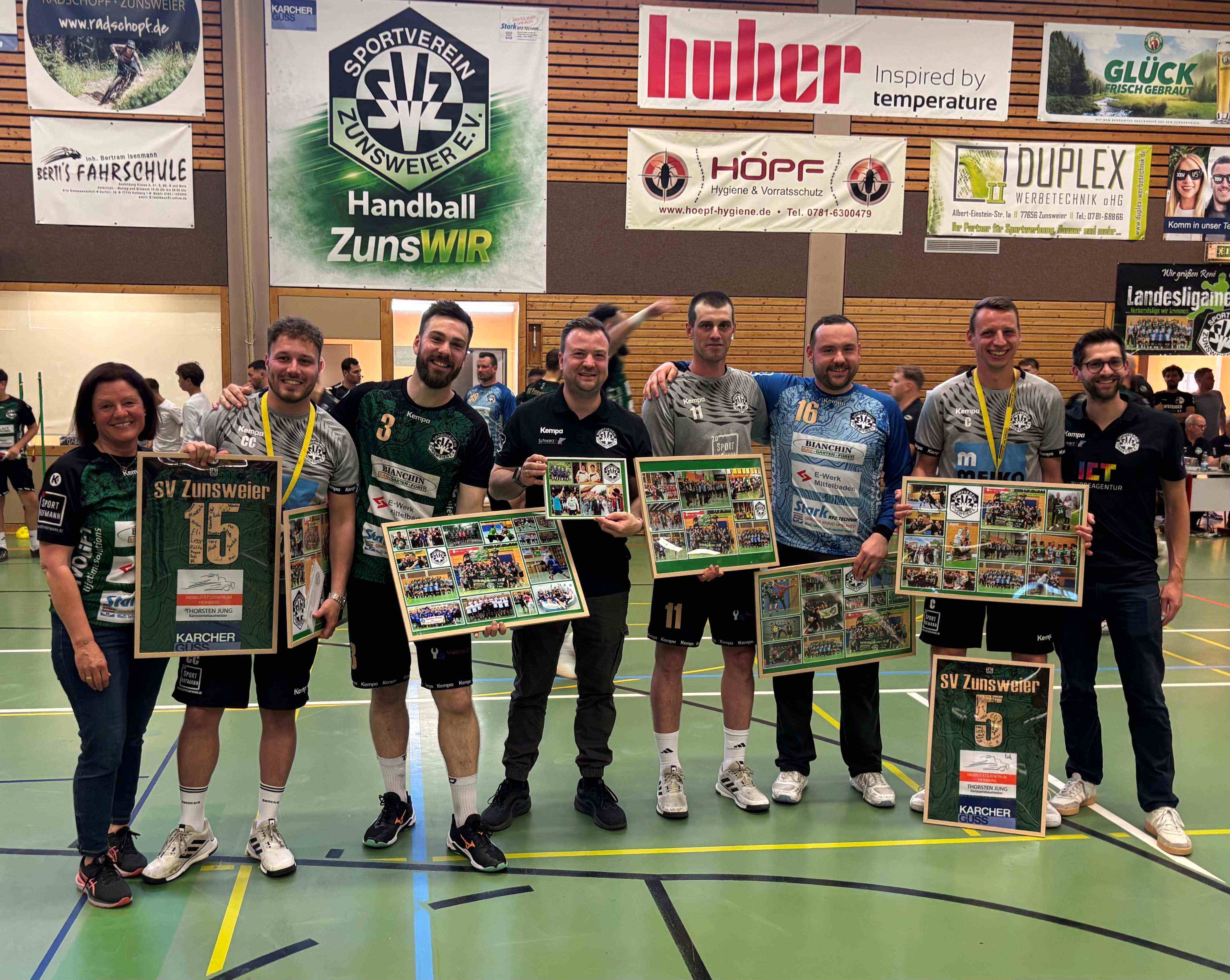 Verabschiedungen am letzten Spieltag für HP